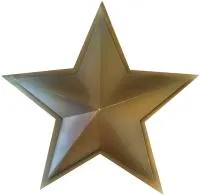 Звезда на памятник состаренная бронза в Орехово-Зуево (518501)