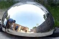 Полусфера ø 1500 нержавеющая сталь (207298) сертификат промоборудование мм.  в Орехово-Зуево