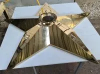 Звезда нержавеющая сталь (514262) сертификат комплект горелка ГВД 379 10 89 00 ПС вечный огонь ø 1100 мм. пустотелая  в Орехово-Зуево