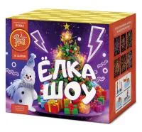 Батарея салютов Ёлка-шоу ЕС682 купить от производителя ФейерЛэнд — Орехово-Зуево