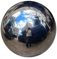 Шар ø 1150 мм. полый полированный (517595) монтаж - сфера арт-объект пустотелая  в Орехово-Зуево