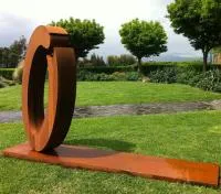 Скульптура дорожная карта кортеновская сталь (518257) поставка арт-объект  в Орехово-Зуево