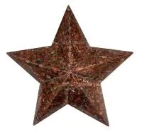 Звёздочка из красного гранита на памятник в Орехово-Зуево (518445)