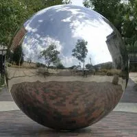 Металлический шар полированный (198287) монтаж - сфера арт-объект ø 1000 мм. пустотелая  в Орехово-Зуево